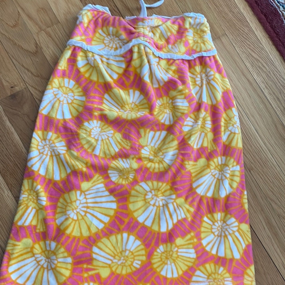 Lilly Pulitzer girls terry swim coverup